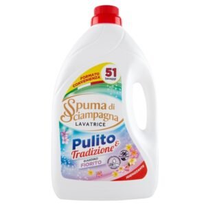Spuma di Sciampagna skalbimo skystis Pulito & Tradizione Garden Flower, 51 skalbimai
