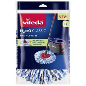 Vileda H2Pro SpinMop keičiamas mopas (mikropluoštas)