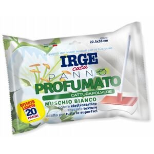 Irge Casa Panno Profumato Muschio Bianco dulkių surinkimo šluostės, 20 vnt., 22.5 × 38 cm