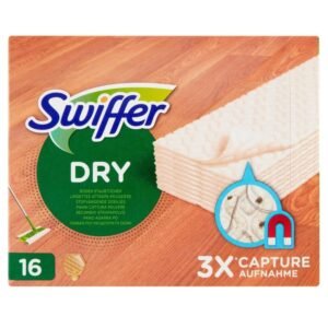 Swiffer Dry dulkių surinkimo šluostės grindims, 16 vnt.