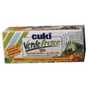 Cuki Verde Fresco maišeliai daržovių laikymui šaldytuve, 20 vnt.