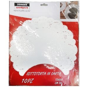Sonda Warehouse popierinis torto padėklas, 30 cm, 10 vnt.