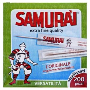 Samurai dantų krapštukai atskiruose pakeliuose, 200 vnt.