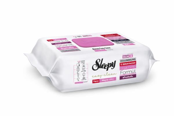 Sleepy Easy Clean paviršių valymo servetėlės su pomelo kvapu, 100 vnt