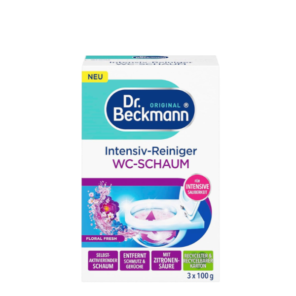 Dr. Beckmann aktyvios WC putos Floral, 3 x 100 g