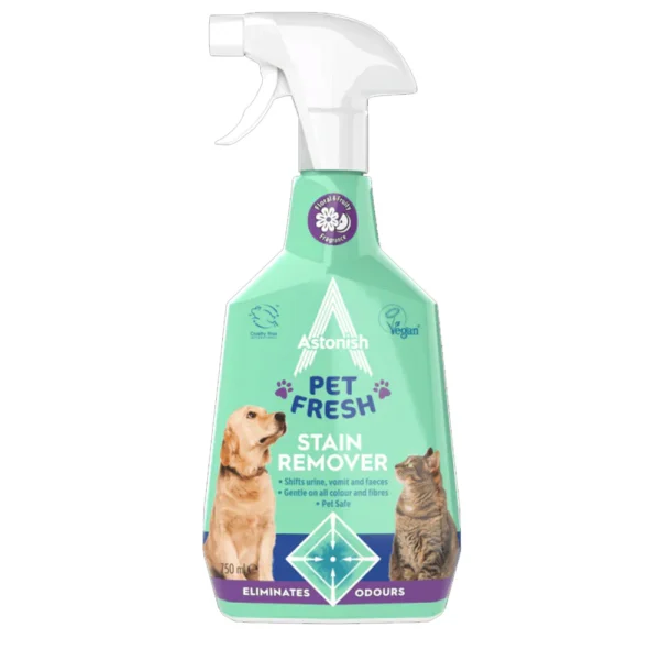 Astonish Pet Fresh dėmių valiklis po augintinių, 750 ml