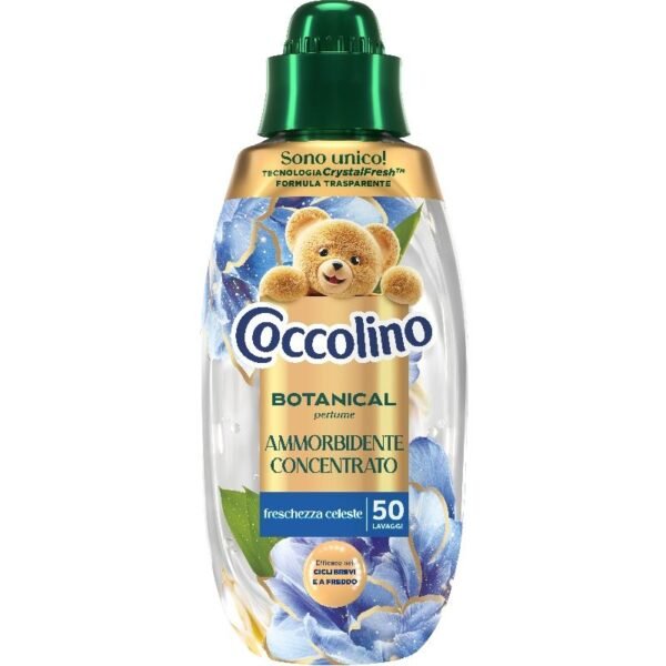 Coccolino Botanical Parfum Freschezza Celeste audinių minkštiklis, 750 ml, 50 skalbimų