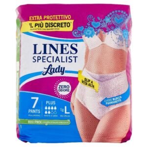 Lines įklotai, paketai ir apsaugos priemonės moterims