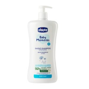 Chicco Baby Moments švelnus kūno ir plaukų prausiklis kūdikiams, 750 ml