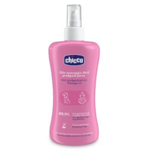 Chicco Baby 4 in 1 masažinis aliejus prieš ir po gimdymo, 200 ml