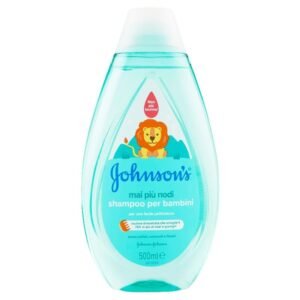 Johnson’s Baby No More Knots vaikiškas šampūnas lengvam iššukavimui, 500 ml