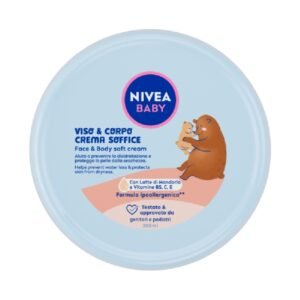 Nivea Baby minkštinamasis veido ir kūno kremas, 200 ml