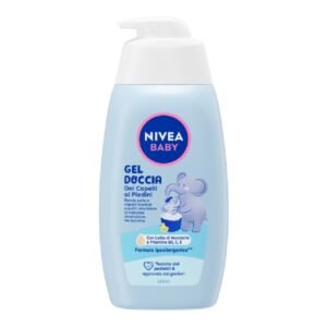 Nivea Baby šampūnas ir kūno prausiklis su dozatoriumi, 500 ml