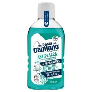Pasta del Capitano Anti-Plaque burnos skalavimo skystis, 400 ml