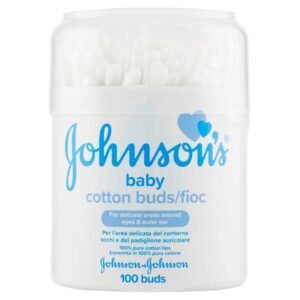 Johnson’s Baby vatos pagaliukai kūdikiams, 100 vnt.