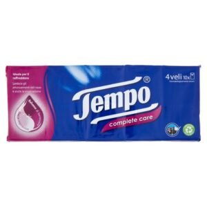 Tempo Complete Care popierinės nosinaitės, 10 vnt.
