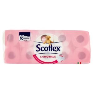 Scottex L’Originale tualetinis popierius, 10 rulonų