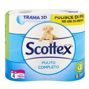 Scottex Pulito Completo Maxi tualetinis popierius, 4 rulonai
