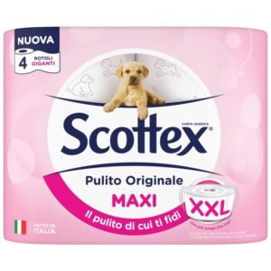 Scottex Pulito Originale Maxi XXL tualetinis popierius, 4 rulonai