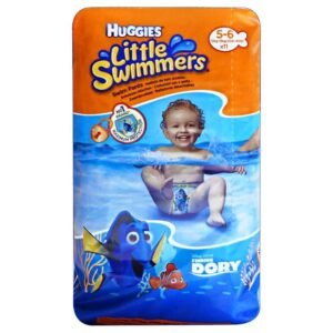 Huggies Little Swimmers maudymosi sauskelnės-kelnaitės 5–6, 12–18 kg, 11 vnt.