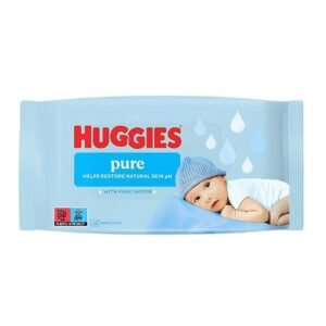 Huggies Pure drėgnos servetėlės su grynu vandeniu, 56 vnt.