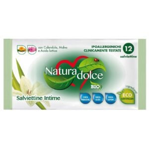 Natura Dolce Bio intymios higienos servetėlės, 12 vnt.