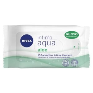Nivea Intimo Aqua Aloe intymios higienos servetėlės, 15 vnt.