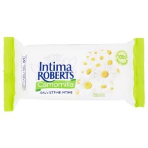 Roberts Camomilla intymios higienos servetėlės su ramunėlėmis, 12 vnt.