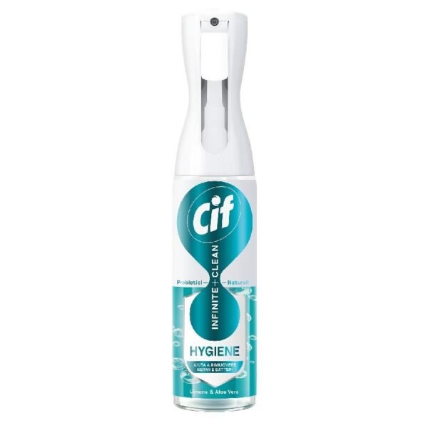 Cif Infinite Clean Hygiene purškiamas valiklis Lemon & Aloe Vera, 280 ml