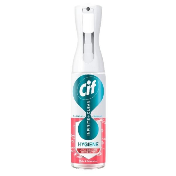 Cif Infinite Clean Hygiene purškiamas valiklis Apple & Jasmine, 280 ml