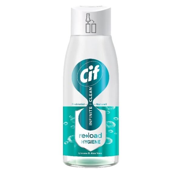 Cif Infinite Clean Hygiene papildymas purškiamam valikliui Lemon & Aloe Vera, 590 ml