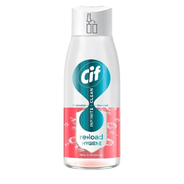 Cif Infinite Clean Hygiene papildymas purškiamam valikliui Apple & Jasmine, 590 ml