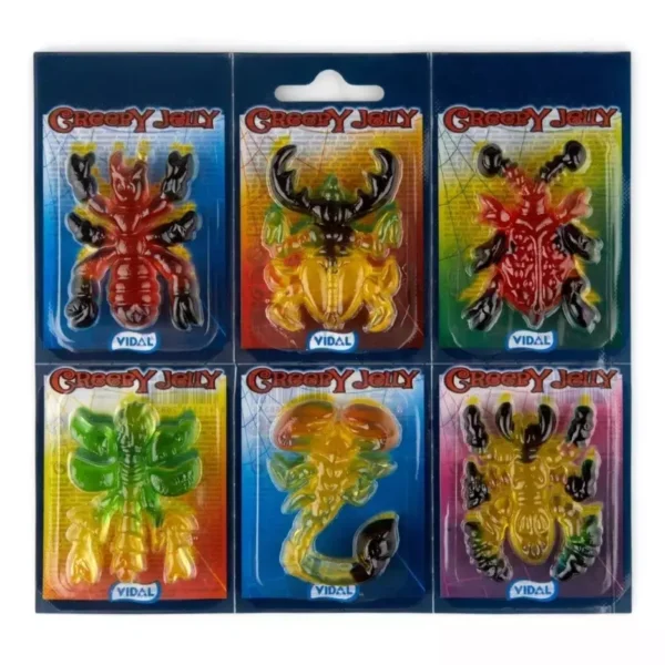 Vidal Creepy Jelly guminukai, 6x11 g