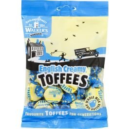 Walkers English Creamy Toffees irisai, 150 g