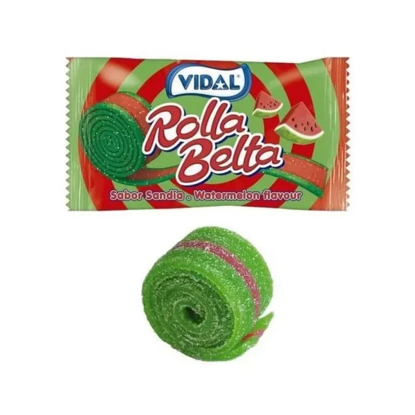 Vidal Rolla Belta Watermelon guminukų juostelė, 19 g