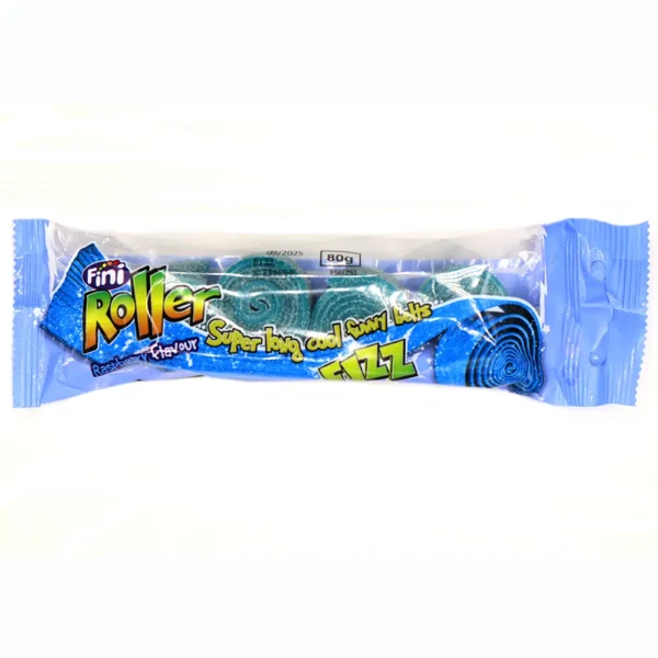 Fini Blueberry Roller 4-pack saldainių juostelės, 80 g