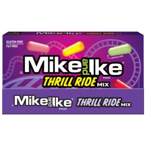 Mike & Ike Thrill Ride vaisinės dražė, 120 g