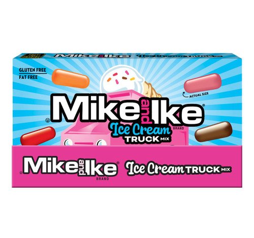 Mike & Ike Ice Cream Truck vaisinės dražė, 120 g