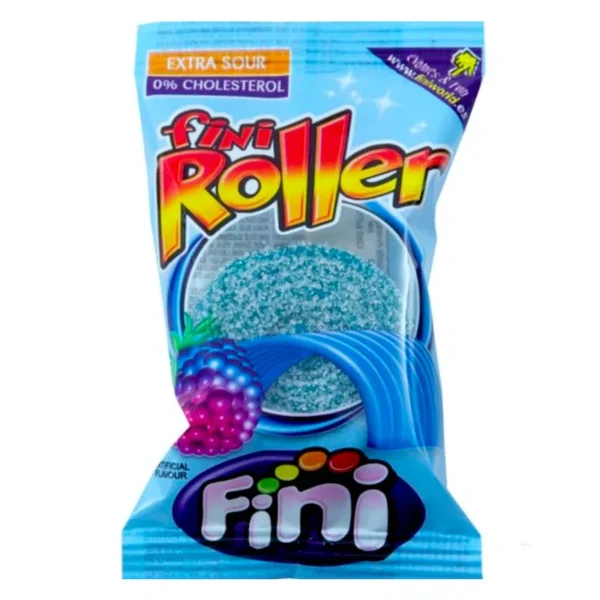 Fini Roller Raspberry saldainių juostelė, 20 g