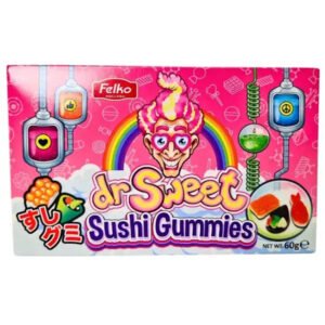 Dr. Sweet Sushi Gummies guminukai, 60 g