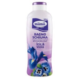 Milmil Iris & Viola vonios ir dušo putos, 1000 ml