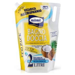 Milmil Coconut Oil Fragrance vonios ir dušo putų papildymas, 2000 ml