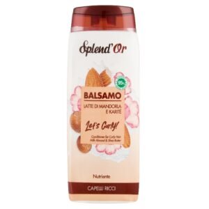 Splend'Or Let's Curly plaukų balzamas su migdolų pienu ir taukmedžio sviestu, 300 ml