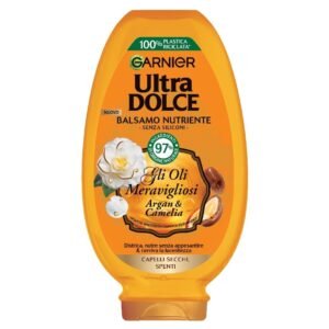 Garnier Ultra Dolce Marvellous Oils (Argan & Camellia) plaukų balzamas, 200 ml