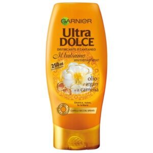 Garnier Ultra Dolce Argan & Camellia plaukų balzamas, 250 ml