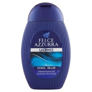 Felce Azzurra Uomo Cool Blue 2in1 dušo želė ir šampūnas vyrams, 250 ml
