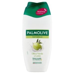 Palmolive Naturals Olive & Milk kreminė dušo želė, 220 ml Palmolive Naturals Olive & Milk kreminė dušo želė, 220 ml – tai švelni kasdienės kūno priežiūros priemonė, sukurta odos švarai ir komfortui palaikyti. Formulė su alyvuogių ekstrakto ir pienelio deriniu padeda puoselėti odą prausimosi metu, suteikdama jai minkštumo ir glotnumo pojūtį. Kreminė tekstūra lengvai putoja ir efektyviai pašalina nešvarumus, todėl oda po prausimosi išlieka gaivi bei maloniai kvepianti. Ši Palmolive Naturals dušo želė papildyta vitaminu E, kuris vertinamas dėl odą puoselėjančių savybių. Subtilus aromatas suteikia jaukumo ir gaivos pojūtį, o švelni formulė tinka kasdieniam naudojimui. Produktas sukurtas taip, kad prausimasis taptų malonia kasdienės priežiūros dalimi, padedančia išlaikyti odos švarą ir komfortą. Dėl praktiškos 220 ml pakuotės dušo želė puikiai tinka naudoti tiek namuose, tiek pasiimti į kelionę ar sporto klubą. Naudojimas: sudrėkinkite odą, paskirstykite nedidelį kiekį dušo želės ant kūno, švelniai įmasažuokite, kol susidarys putos, ir kruopščiai nuskalaukite vandeniu. Tinka reguliariam kasdieniam naudojimui. Įspėjimai: venkite patekimo į akis. Patekus į akis, nedelsdami praplaukite dideliu kiekiu vandens. Tik išoriniam naudojimui. Laikyti vaikams nepasiekiamoje vietoje.