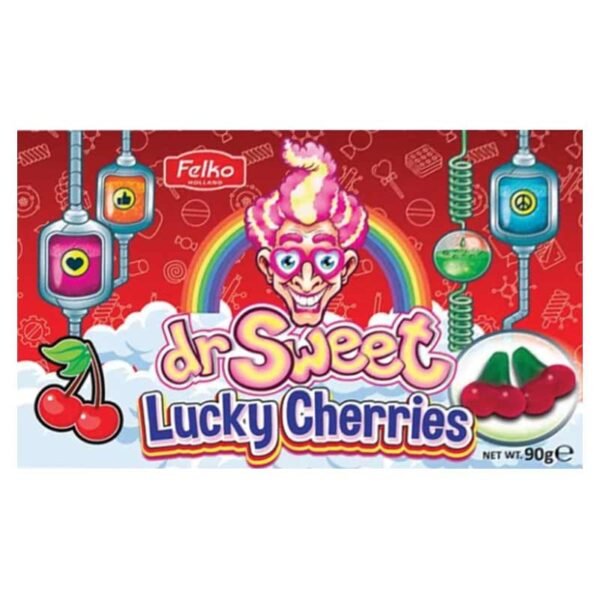 Dr. Sweet Lucky Cherries saldainiai, 80 g