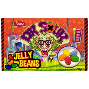 Dr. Sour Jelly Beans rūgščios želė pupelės, 90 g