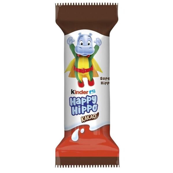 Kinder Happy Hippo Cacao kakavinis vaflinis batonėlis, 21 g